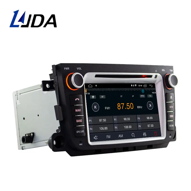 Автомобильный DVD плеер LJDA Android 10 0 для Mercedes Benz Smart 2010 2011 2012 2013 2014 автомобильный
