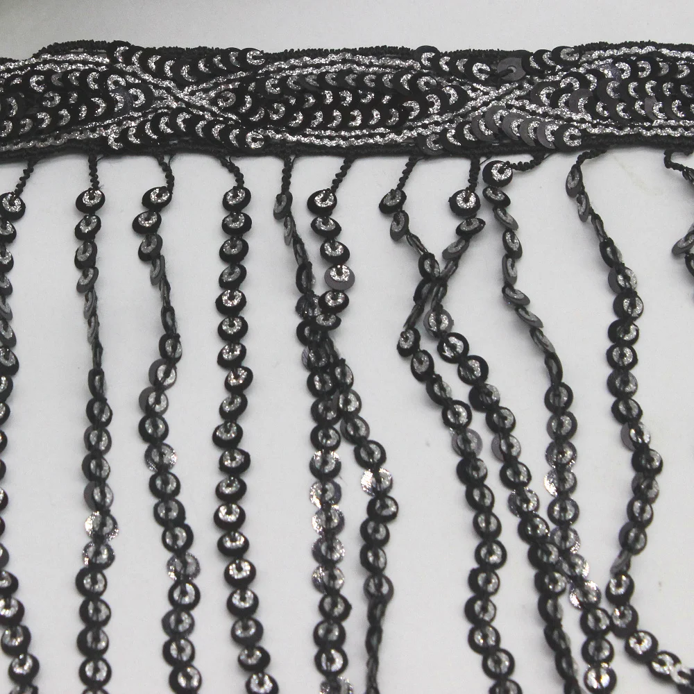 С блестками украшенные бахромой и кисточками Латинские танцы платье макраме