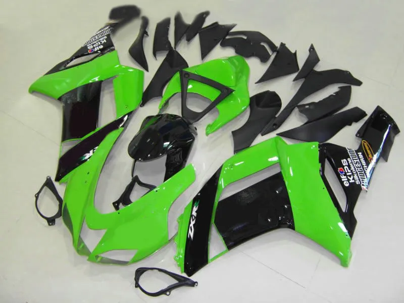 Комплект обтекателей для мотоцикла KAWASAKI Ninja ZX6R 636 07 08 ZX 6R 2007 2008 zx6r ABS зеленый