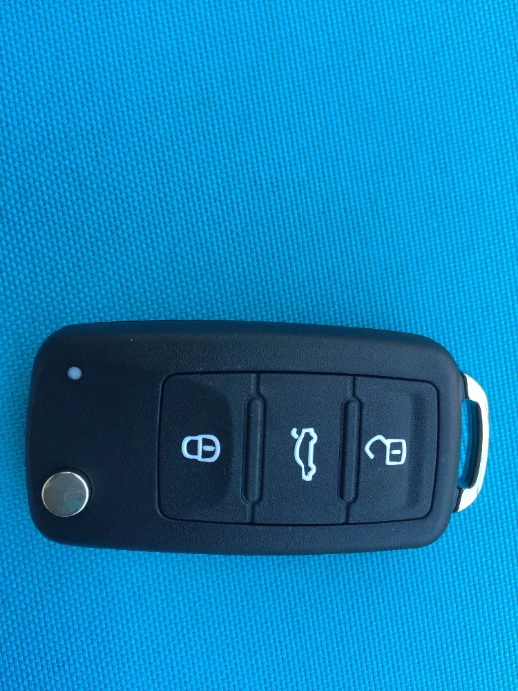 10 шт. для Skoda City Go For VWR 2/3 кнопочный дистанционный брелок ключей флип-корпус с