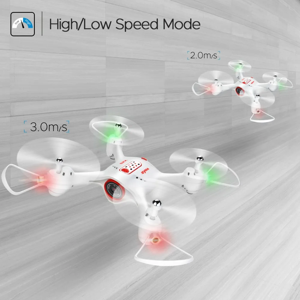 SYMA X23W Квадрокоптер FPV Wifi в режиме реального времени Трансмиссия безголовая модель Радиоуправляемый вертолет мини-Дрон с камерой Радиоуправляемый вертолет