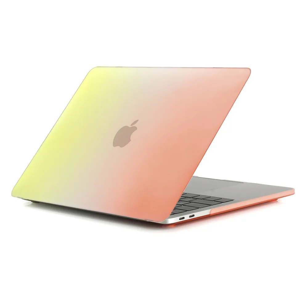 2017 жесткий чехол с радужным градиентом для новейшего Macbook Pro 13 дюймов сенсорной