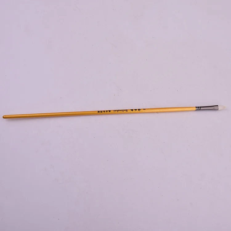 6 шт. набор кистей для рисования мелом Белая лошадь золотистая Длинная Деревянная