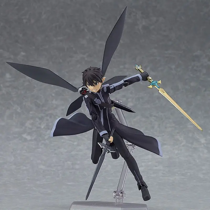 Japan Anime Sword Art Online Figma 289 Kirito Figures Toys Action Figure 14CM PVC Model Toy Doll with Box Kids Gift | Игрушки и хобби