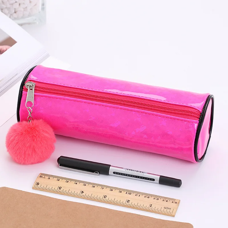 Радужный чехол карандаш из искусственной кожи школьные принадлежности