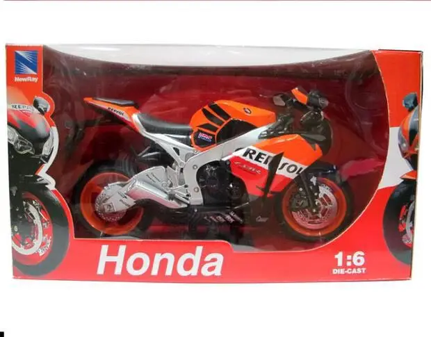 Newray 1/6 строительные модели HONDA CBR 1000 RR Repsol литые игрушек для подарка детей