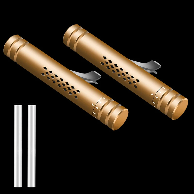 2gold-2stick IKSNAIL автомобильный твердый парфюм, Очищающий стойкий аромат, цветочный дезодорант, ароматизатор, автомобильный освежитель воздуха, палочка для ароматерапии, автомобильные аксессуары - Название цвета: 2gold-2stick