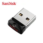 USB флеш-накопитель SanDisk Cruzer Fit, мини-флешка с USB 2,0 для ноутбука, настольного компьютера, автомобиля