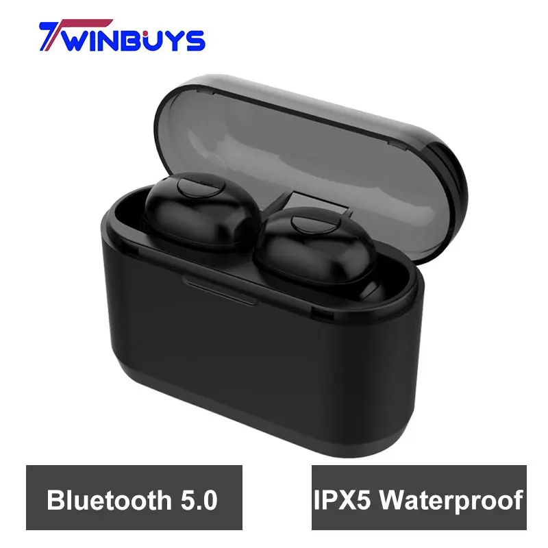 TWS Bluetooth 5 0 наушники мини беспроводные 3D стерео вкладыши с микрофоном зарядная