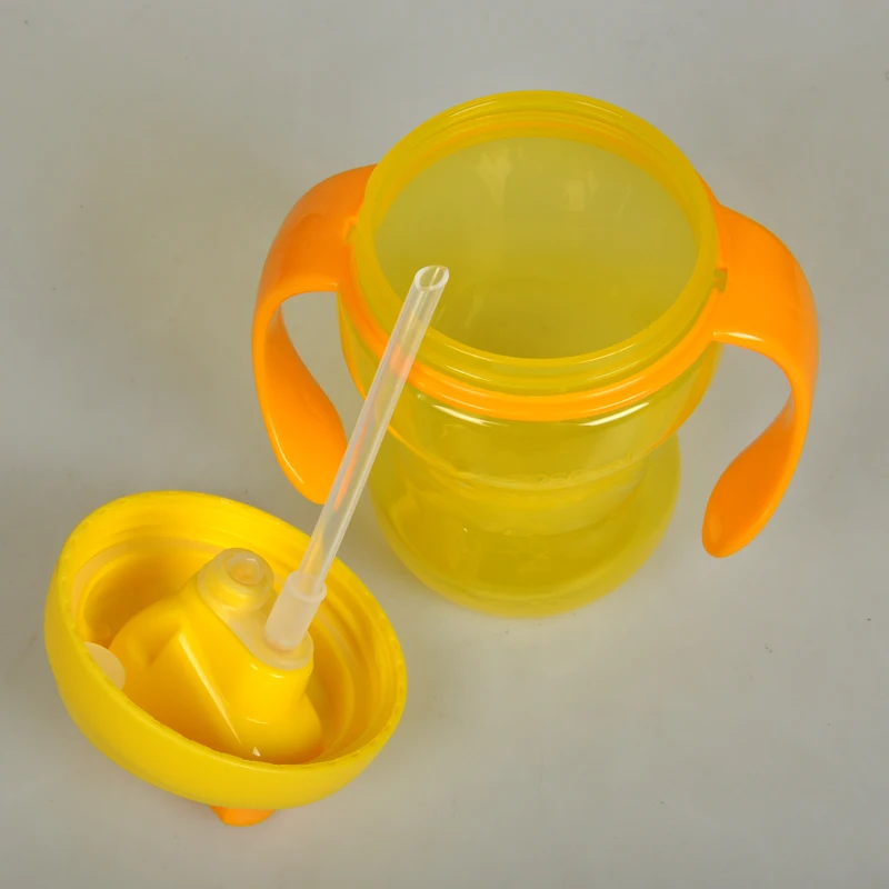 260 мл детские чашки дети бутылки для воды в соломе двойной изоляцией учатся