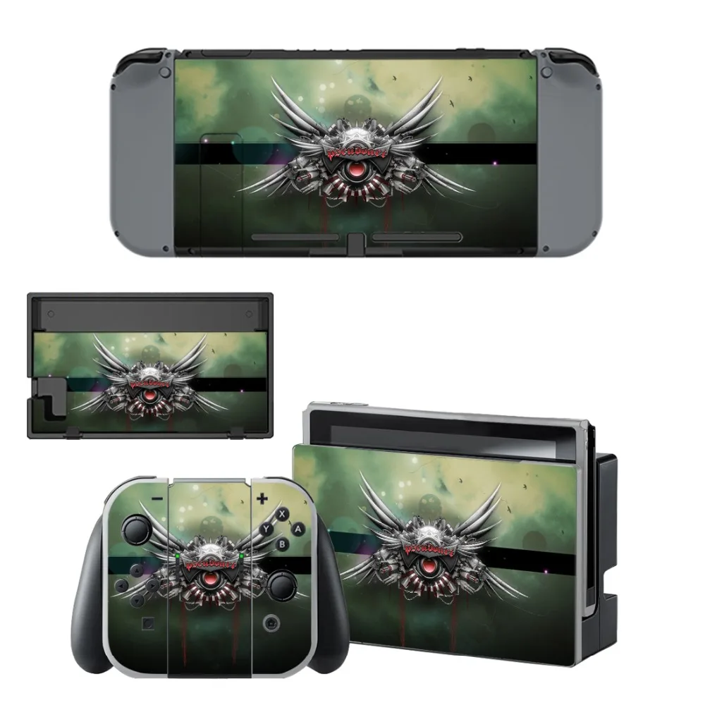 Аниме милая девушка Fate Наклейка виниловая кожа для Nintendo переключатель NS консоль +