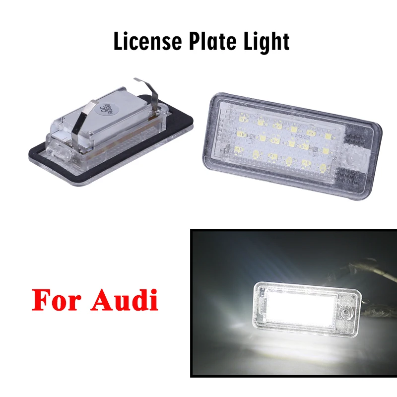 2 шт. автомобильный номерной знак свет Led авто задние фары для сборки 12 V Audi B6 A6 S6 A3 S3