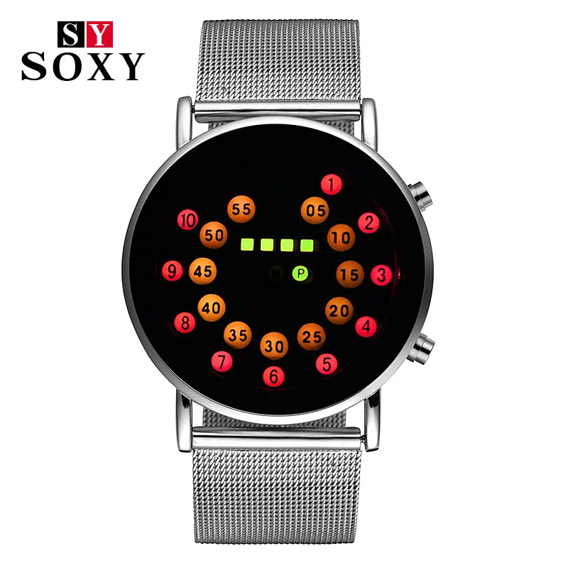 Часы SOXY мужские модные цифровые светодиодные супер простой стиль 2019|hombre|hombre reloj |