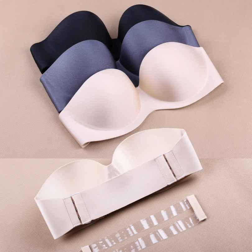 Женский бюстгальтер сексуальный с открытой спиной пуш ап силиконовый женский