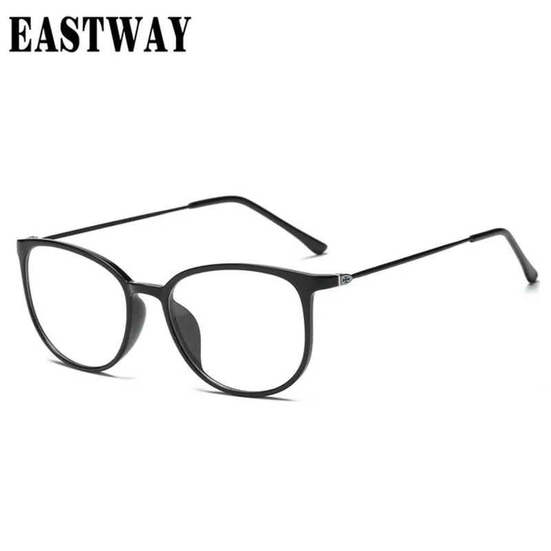 EASTWAY Сверхлегкий оправы для очков для женщин пластик чтения прозрачные линзы мужчин оправа для очков де грау Feminino