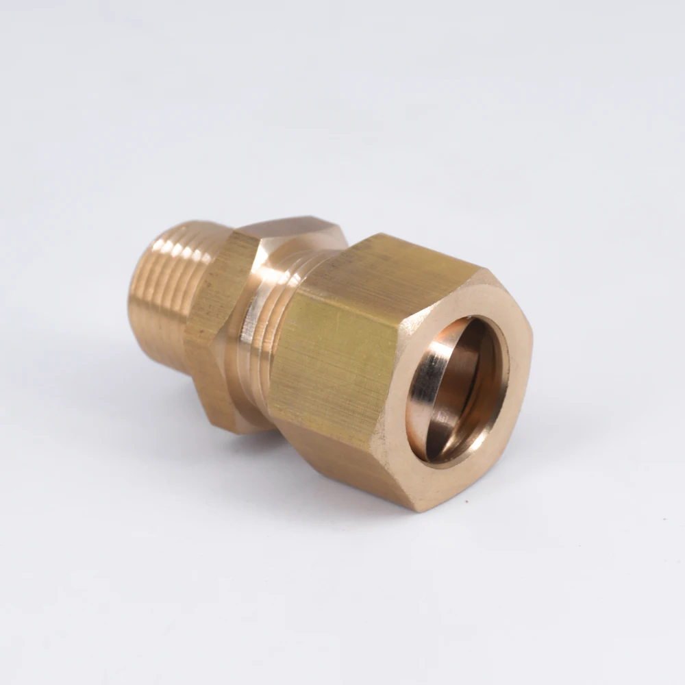 3/" NPT Мужской Fit 5/8" OD труба компрессионный Union Латунная Труба фитинг соединитель пропан вода газ Воздух Масло топливо Hydaulic пневматический