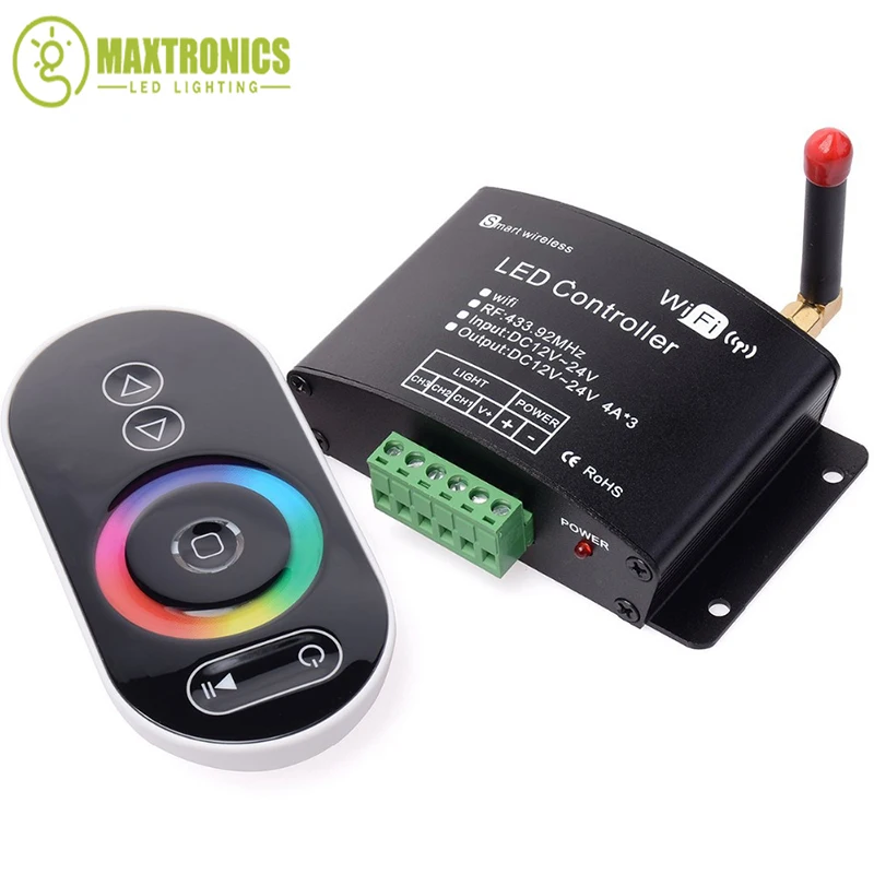 Мини 3CH Беспроводной Wi Fi умный контроллер управления RGB Светодиодная лента для