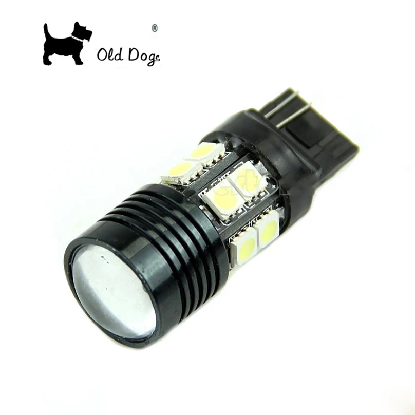 1 пара T20 7440 W21 WY21W 7444 Cree chip Q5 12 SMD 5050 светодиодный чистый белый автомобильный