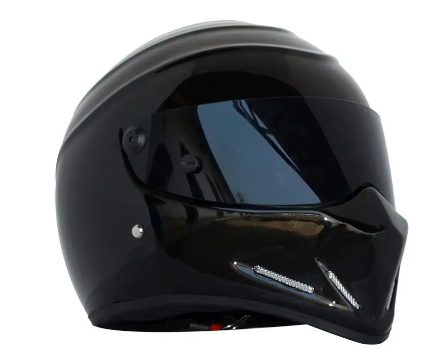 DIY CRG ATV-4 Персонализированная наклейка "Simpson" мотогонок полный шлем F1 Capacete De Moto Riding Cascos Motorrad - Цвет: Bright black 1