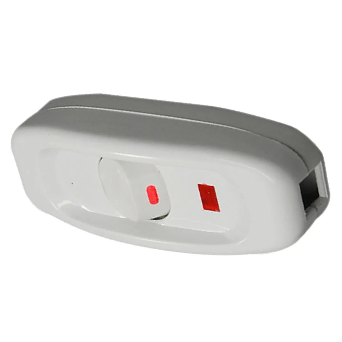 Compact White Plastic In-line Cord Light Lamp Switch | Обустройство дома