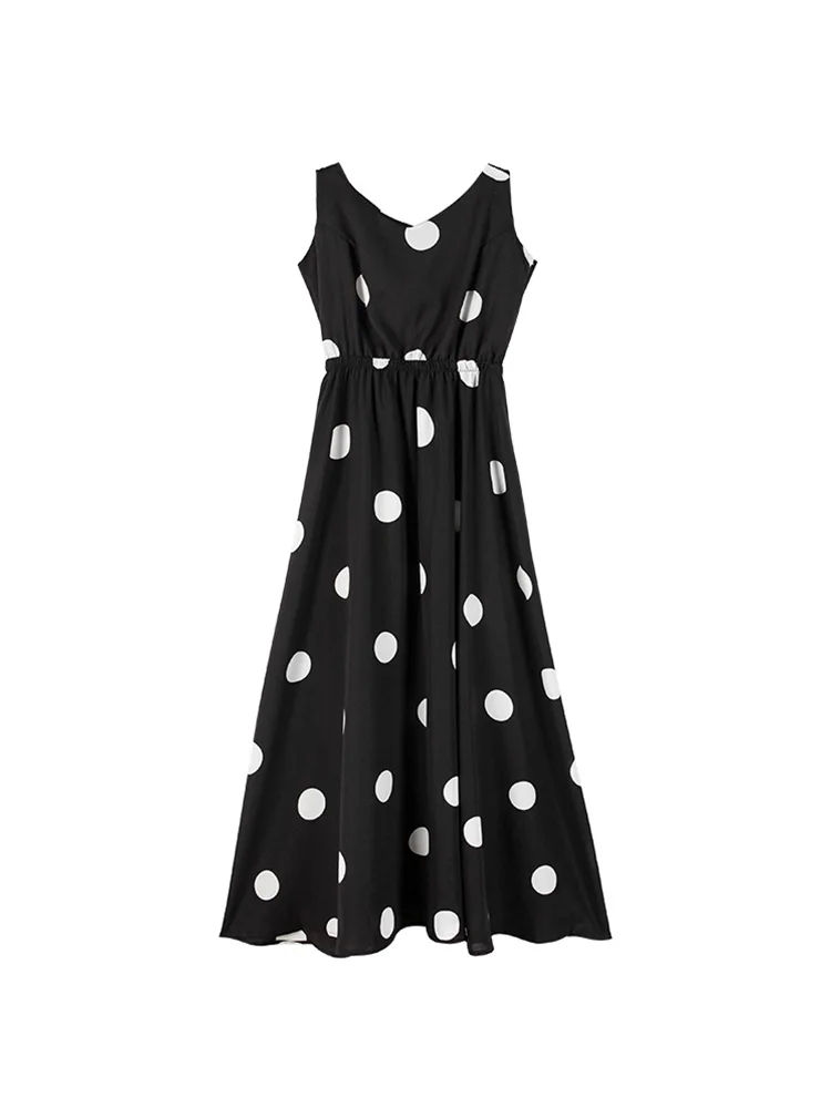2019 новые модные женские платья летнее платье в горошек с открытой спиной женское