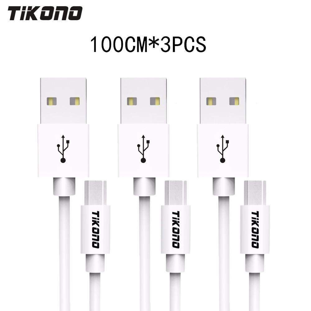 Кабель Micro USB 3 шт./лот Tikono 5 в 2 А зарядное устройство кабель для синхронизации