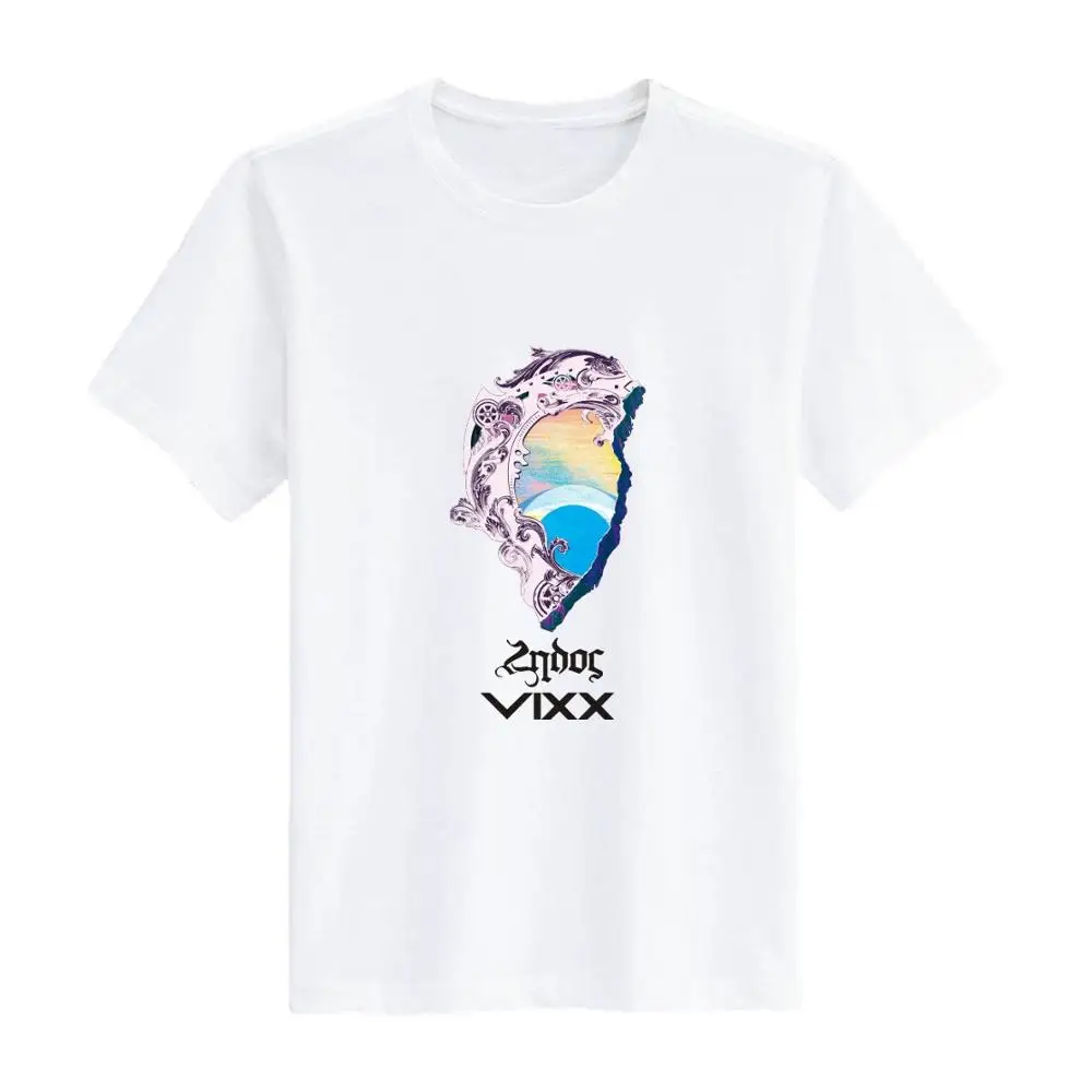Новинка 2017 kpop Vixx export Harajuku Корейская Свободная белая хлопковая рубашка летняя