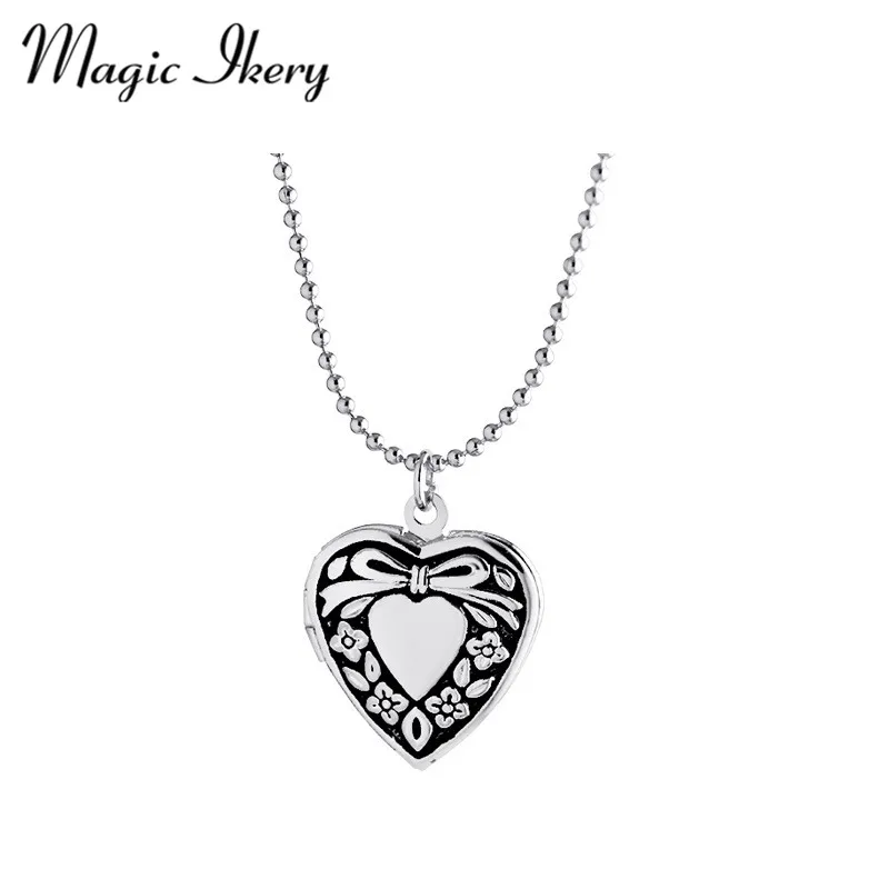 Женское Ожерелье с кулоном украшенное искусственными сердечками памятью и