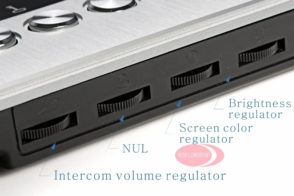 Hands Free Monitor Video Intercom Doorbell 7'' Color LCD Indoor 100V-240V Power Supply Support Remote Unlock/Video/Talk |