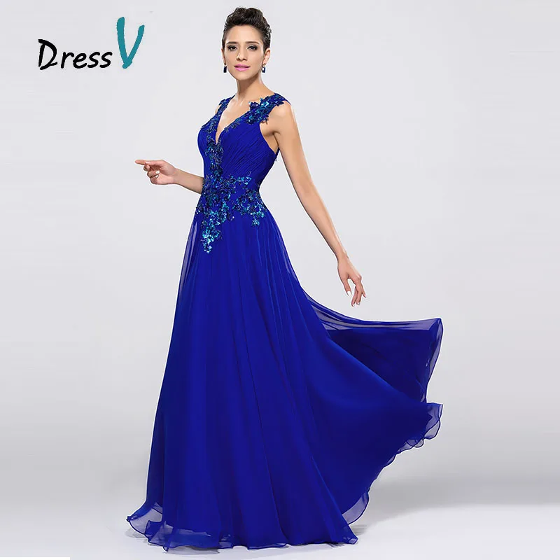 2016 Новые поступдения Шикарные вечерние платья в пол длинные с V образным вырезом