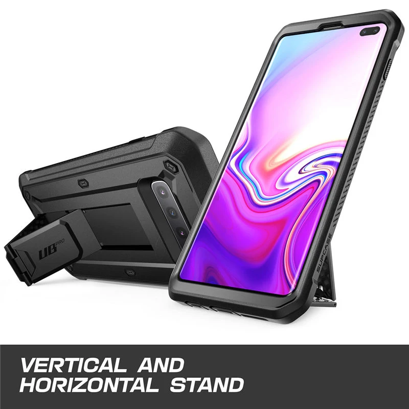SUPCASE для samsung Galaxy S10 плюс Чехол 6," UB Pro всего тела прочный подставка чехол Крышка без встроенного Экран протектор