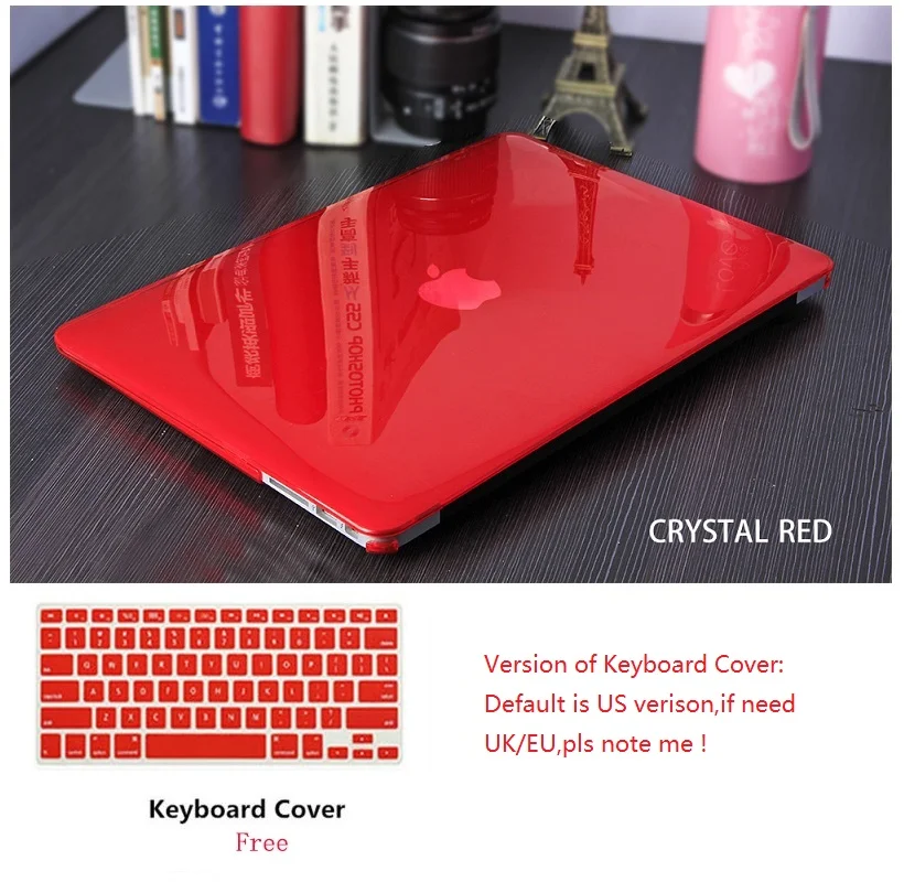 Прозрачный чехол для ноутбука Apple Macbook Pro Retina Touch Bar &amp ID Air 11 12 13 3 15 4 дюймов жесткий