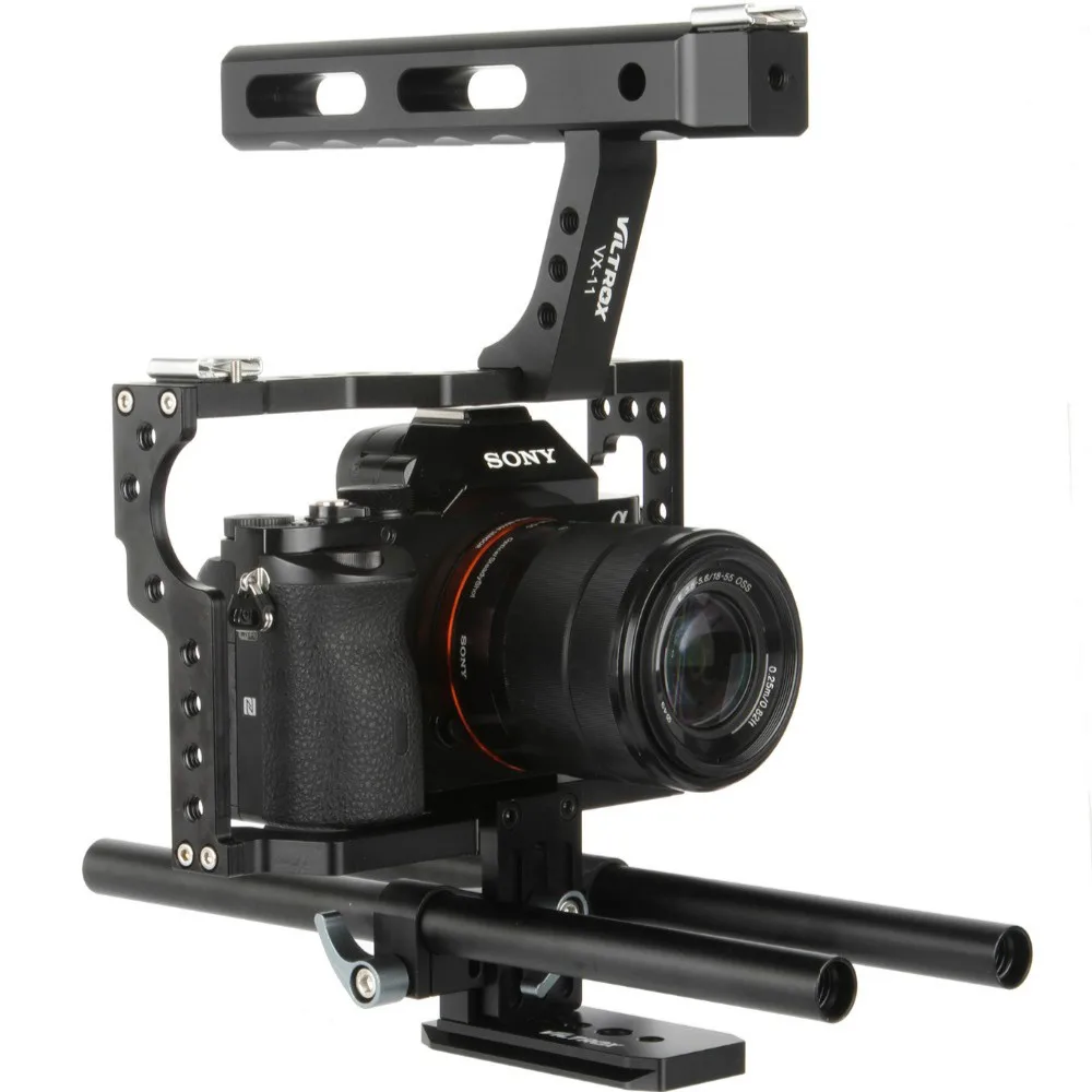 Стабилизатор Viltrox 15 мм для камеры DSLR стабилизатор с верхней ручкой Sony A9 A7II A7RII A7SII