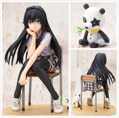Yukinoshita Yukino 14 см сидя со стулом школьная девушка фигурка модель|yukino yukinoshita figure|yukino