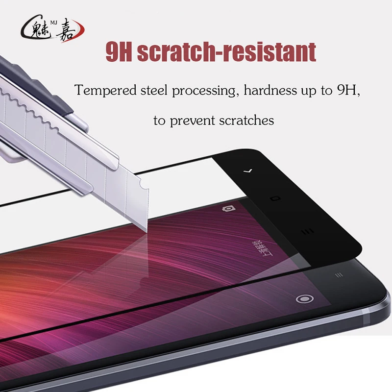 9 H 2.5D Закаленное стекло для Xiaomi Redmi Примечание 5A Note 4 4Pro 4X4 5 Plus полное покрытие HD