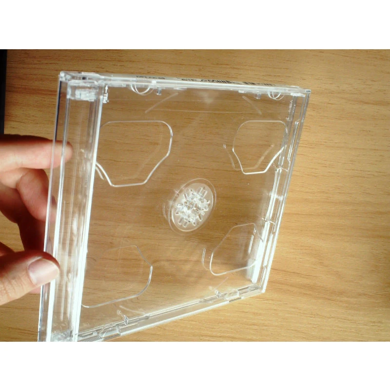 1 шт. новый стандартный прозрачный чехол с 2 дисками для дисков и CD|holds| |