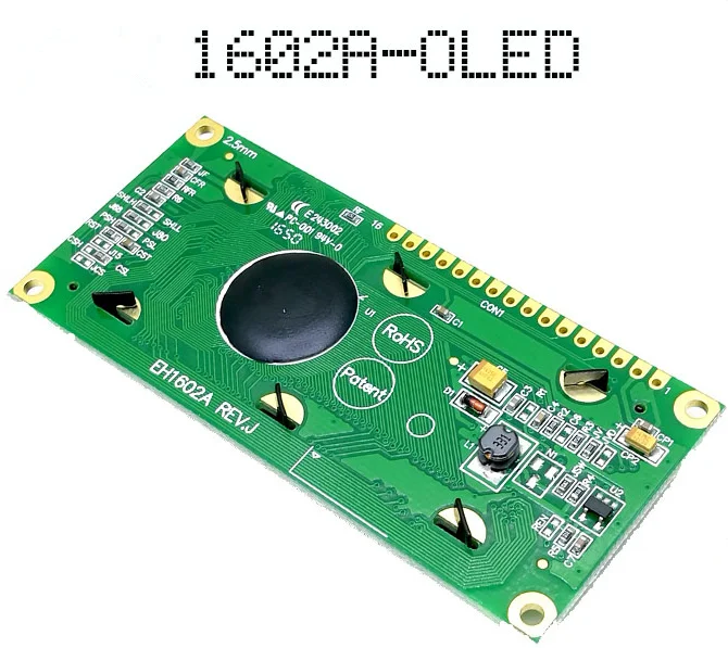 Дисплей символов WEH001602A 16x2 COB OLED 5 в WS0010 контроллер скандинавском Европейском