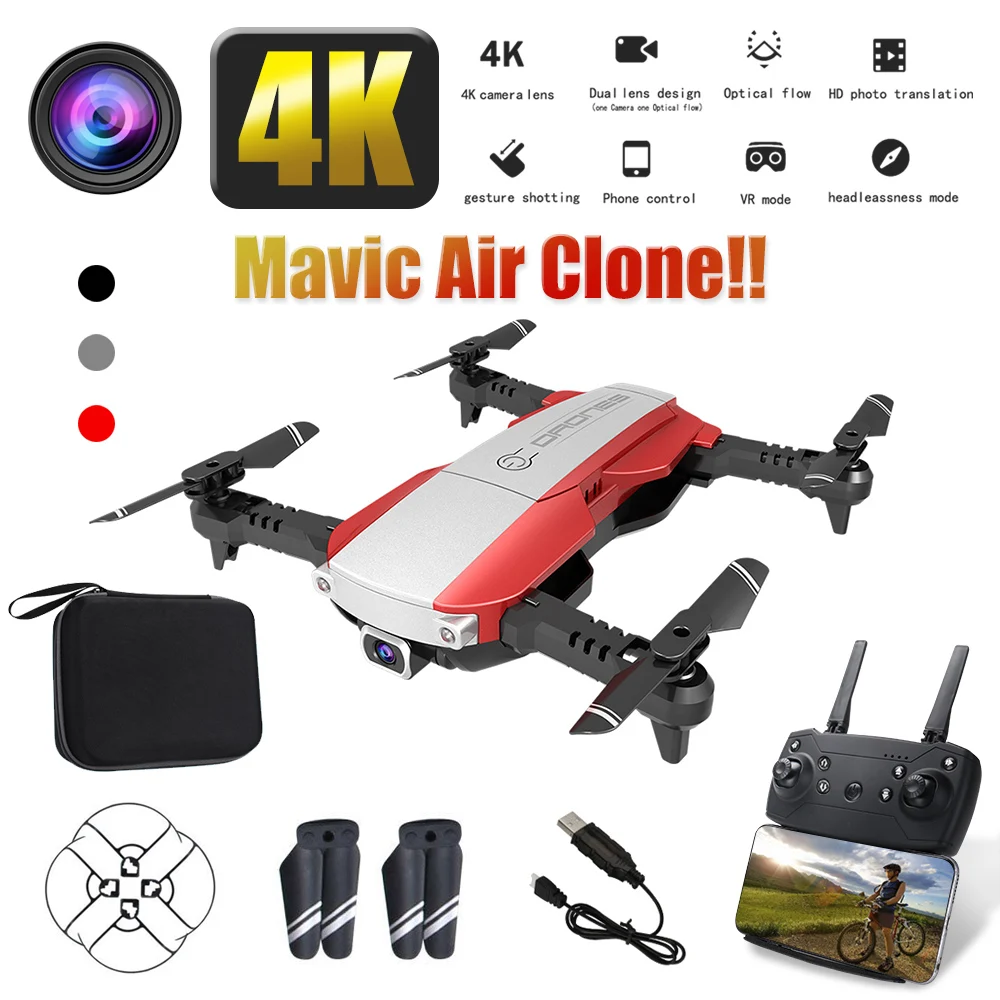 4K Дроны с камерой HD WiFi FPV Квадрокоптер RC Дрон фиксированной высотой оптический