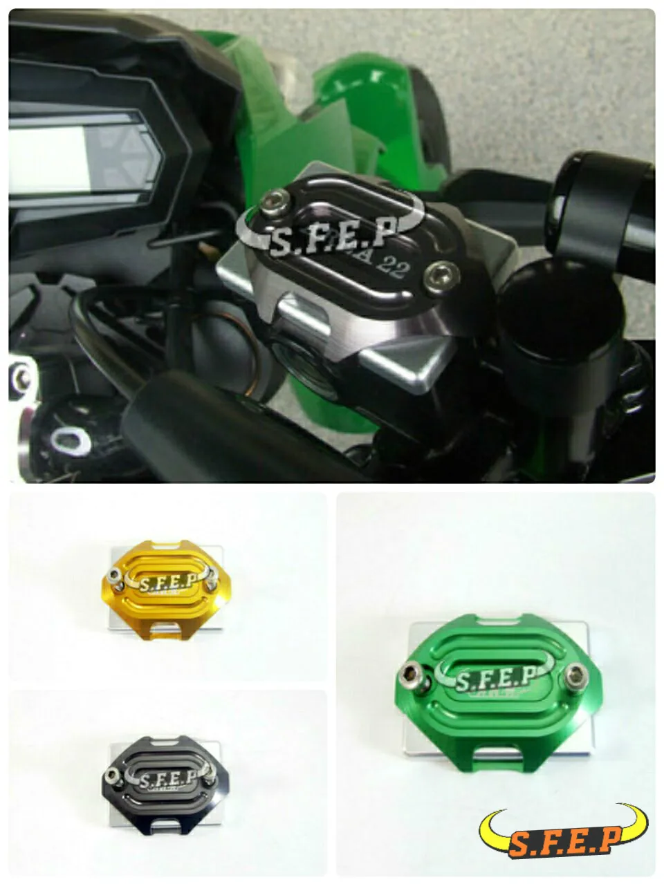 Алюминиевый тормозной жидкий топливный резервуар для Kawasaki Z125 Z125Pro|brake reservoir