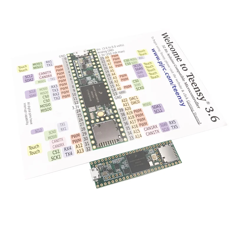

Spot 3266 Teensy 3,6 MK66FX1M0VMD18 Industries teensy3,6 без модуля для разработки