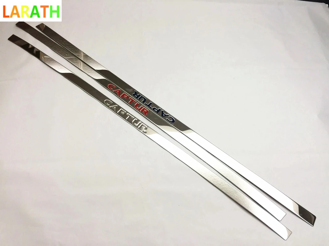 Стайлинг автомобильной палочки из нержавеющей стали задняя дверь рамка пластина