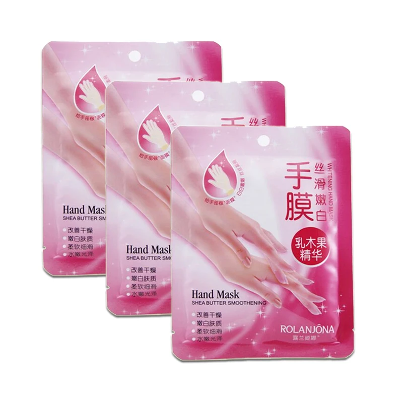30 парт/лот Высококачественная шелковистая отбеливающая пленка для рук