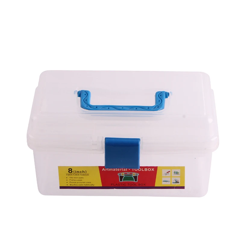 Gugufish Рыбалка tool box Двусторонняя высокая прочность прозрачные видимые Пластик