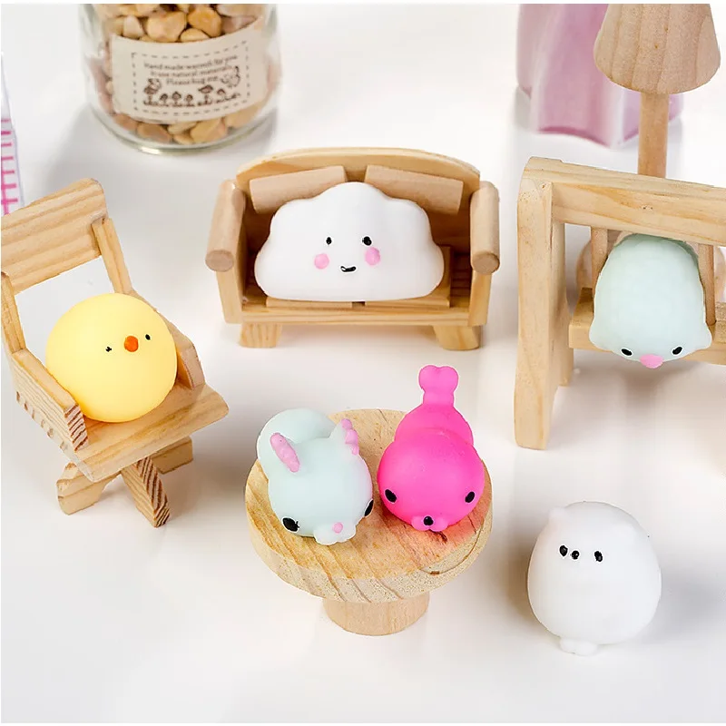 5 шт. мини милые мягкие Животные антистресс игрушки Kawaii игрушка для снятия