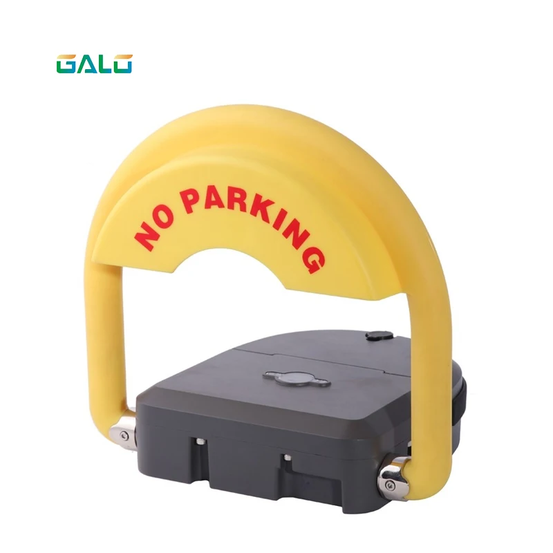 

Automatic parking barrier safety lock
