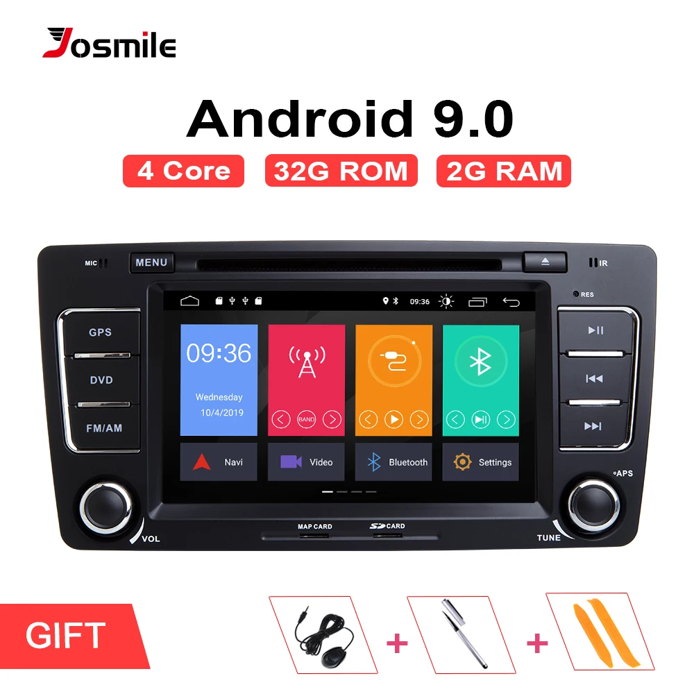 Авторадио 2 Din Android 9 0 Автомобильный DVD плеер для Skoda Octavia A 5 A5 7Yeti 2008 2009 2010 2011 2012 2013 2014