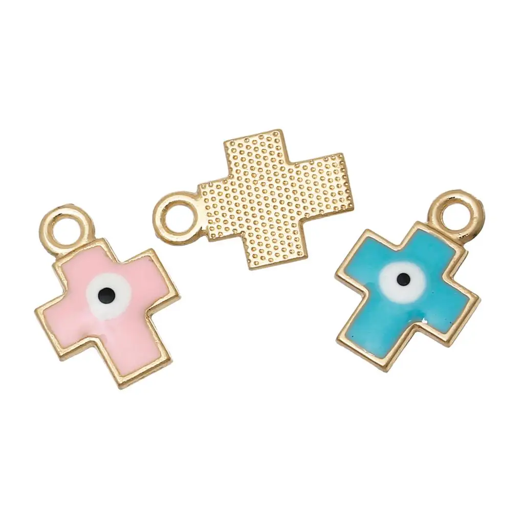 Очаровательные Подвески DoreenBeads из цинкового металлического сплава крест