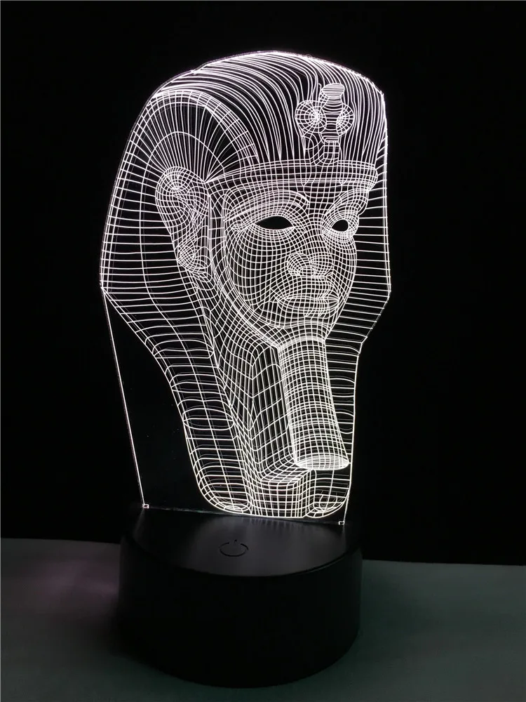 GAOPIN Египетский Сфинкс декоративный светильник ing кабель 3D светодиодный USB