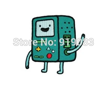 Adventure Time BMO Comics Iron On Patch Badge ТВ фильмы персонажи серии вышитый логотип| |