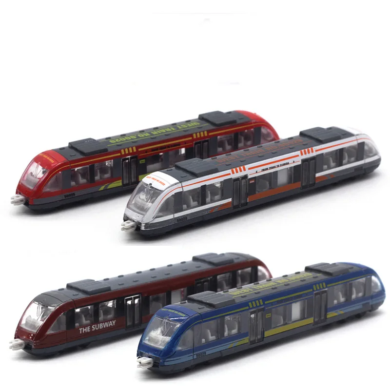 Поезд набор Миниатюрная модель литья под давлением 1: 64 поезд игрушечные лошадки